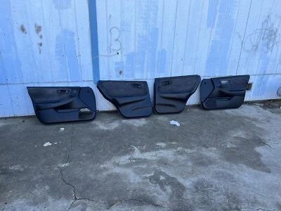 94-01 Acura Integra GSR GS SE Pasajero Derecho Cuero Negro Interior Panel Puerta Foto 1 de 4