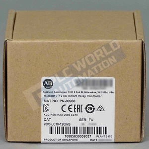 Allen Bradley 2080-LC10-12QWB /A Micro810 New Sealed - Picture 1 of 6