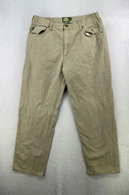 Vintage Cabelas Mens Size 36x32 Beige Straight Leg Denim Jeans - Image 1 of 4