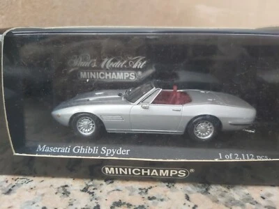 Maserati Ghibli Spider Minichamps 1/43 1 Of 2112 - Immagine 1 di 3