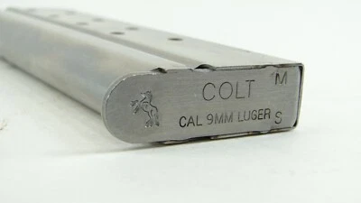 COLT 1911 GOLD CUP 9MM STAINLESS FINISH 9 ROUND MAGAZINE SP945381-RP 945381 - Image 1 of 4