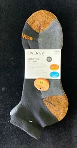 NEW Mens Black Socks 3 Pairs Thick Warm Work Boot Socks Size 39-42 - Picture 1 of 2