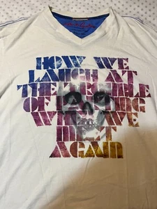 Robert Graham How We Laugh Cotton T-Shirt color White size XL - Picture 1 of 3