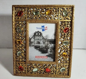 Ornate Jewel Picture Frame - Picture 1 of 5