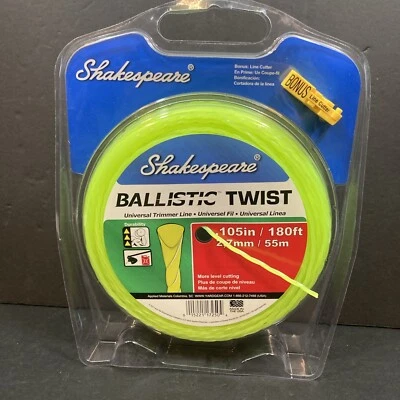 Shakespeare Ballistic Twist 0.105 In. x 180 Ft. Trimmer Line with Cutter - Image 1 of 2