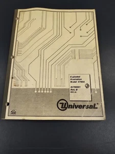 Universal Instruments HSP 4796 Exploded Illustration Manual 46790001 - Picture 1 of 2
