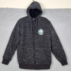 MILWAUKEE BUCKS Hoodie Mens Large Gray Heathered Full Zip Activewear GIII NBA - Picture 1 of 15