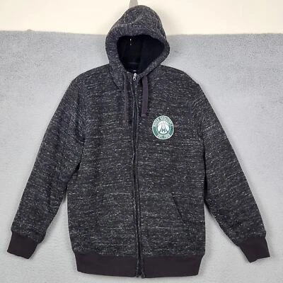 MILWAUKEE BUCKS Hoodie Mens Large Gray Heathered Full Zip Activewear GIII NBA — 第 1/4 张图片