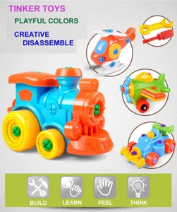 Kinder Pädagogisches Bastelspielzeug Mehrfarbig Zum Selbermachen Zerlegen Modellbausätze - Bild 1 von 48