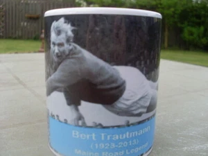 Bert Trautmann Mancahester City Hero tribute mug new Christmas Birthday Gift - Picture 1 of 6