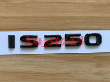 Gloss Black IS250 Number Trunk Letters Badge Emblems Sticker For 08-20 LEXUS