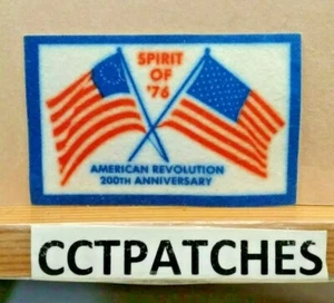 SPIRIT OF '76 AMERICAN REVOLUTION 200TH ANNIVERSARY 1776-1976 PATCH - Picture 1 of 2