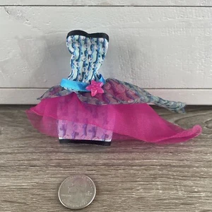 Monster High Blau Rosa Kleid Dot Dead Wunderschön Lagoona Blau Ersatz - Bild 1 von 2