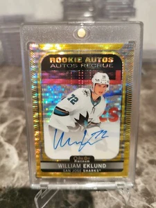 William Eklund OPC Platinum Rookie Autos Seismic Gold 20/25 - Picture 1 of 2