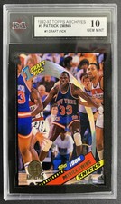 1992-93 TOPPS ARCHIVES PATRICK EWING - #5 KSA 10 GEM MT