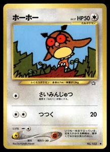 Pokémon japonés Neo Genesis #163 Hoothoot 2000 - Imagen 1 de 2