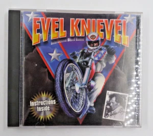 Videojuego de acrobacias 3D vintage años 90 EVEL KNIEVEL CD-ROM Windows 98/95 1998 - Imagen 1 de 2
