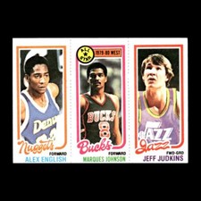 Marques Johnson Alex English Jeff Judkins 1980-81 Topps #68 2 75 Great