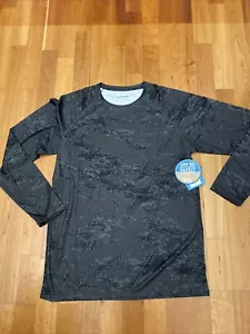 COLUMBIA Mens PFG Super Terminal Tackle L/S T-SHIRT UPF 50 Black Size M - Picture 1 of 2