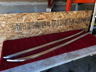 BMW 11-17 F25 X3 ЛЕВАЯ И ПРАВАЯ СТОРОНА КРЫШИ РЕЙКА МОЛДИНГ СЕРЕБРЯНЫЙ КОМПЛЕКТ OEM 47K - Изображение 1 из 4