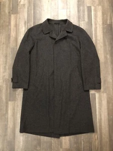 £2k+ PAL ZILERI SARTORIALE (COUTURE) CASHMERE XL 52 / 42 OVERCOAT MADE ITALY - Picture 1 of 12