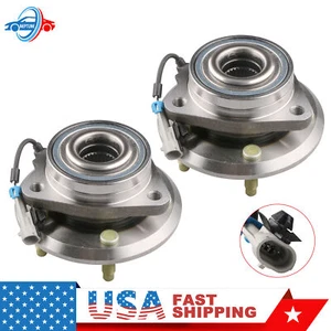 Pair Front Wheel Hub Bearing W/ABS For Saturn Vue Chevy Equinox Pontiac LH+RH - Foto 1 di 10