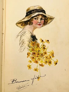 ANVERS. Album Amicorum d'une jeune fille. 1913 - 1917 - Picture 1 of 15