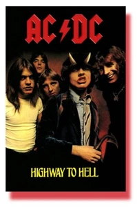 AC DC Highway to Hell gerahmtes Poster - Bild 1 von 2