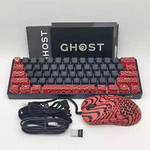 Ghost A1/K1 Bluetooth Mechanical 60% Keyboard and Gaming Mouse PewDiePie Edition - Picture 1 of 11