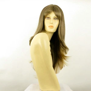 Perruque femme longue châtain méché doré FLORA 6T24B - Imagen 1 de 8