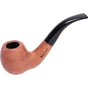 Pipa de tabaco de madera Lucienne con filtro de 9 mm - Elegante pipa hecha a mano con soporte - Imagen 1 de 1