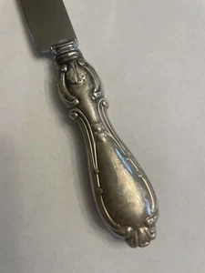 Challah Messer Sterling Silber Griff Sheffield England Hochzeit Mizwa Vintage - Bild 1 von 9