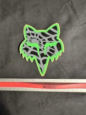 Vintage Fox Racing Spider Head Sticker MX Bradshaw Johnson - Image 1 of 2