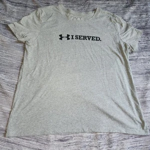 Under Armour I Served HeatGear grau lockere Passform Damen T-Shirt 2XL - Bild 1 von 8