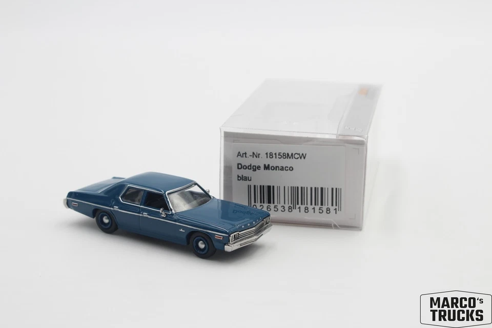 Brekina Dodge Monaco azul nº 18158 1:87 /BRN2542 - Imagem 1 de 1