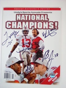 Special Ed. Lindy's Sports Annuals, OSU National Champions handsigniert Tressel - Bild 1 von 10
