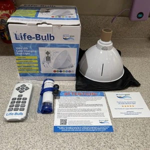 Life-Bulb LED Color Pool Light Bulb 120V RGB Change OPEN BOX Tested! USA SHIP! - Picture 1 of 19