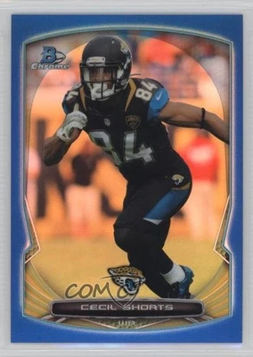 2014 Bowman Chrome Blue Refractor /199 Cecil Shorts #89 - Image 1 of 2