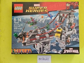 LEGO Marvel: Spider-Man: Web Warriors Ultimate Bridge Battle (76057) Brand New