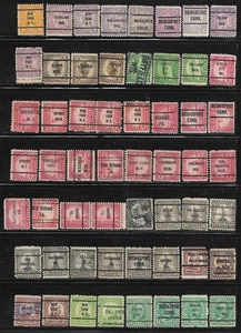 USA Old Precancels United States Packet Lot of 56 Stamps US Collection used - Picture 1 of 1
