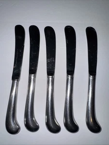 5 Ekco Eterna COLONIAL RICHMOND Tafelmesser aus Edelstahl mit Pistolengriff - Bild 1 von 5