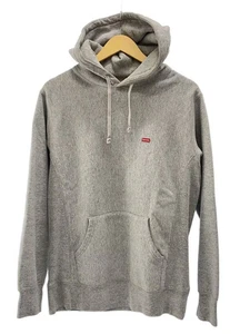 Sudadera con capucha Supreme Small Box, talla M, gris algodón - Imagen 1 de 8