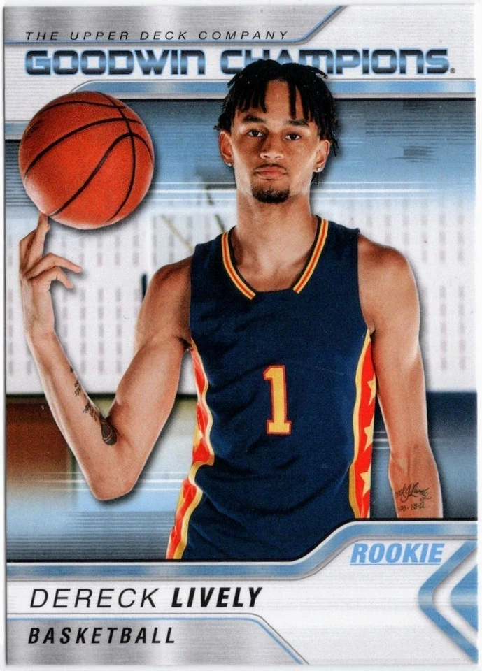 2023 Upper Deck Goodwin Champions Dereck Lively Rookie Card RC #28 Mavericks - Image 1 of 1