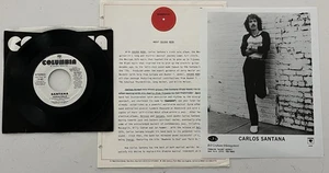 Santana~Veracruz/Promo 45-Mint Vinyl/M Labels++Authentic Columbia Press Kit - Picture 1 of 1