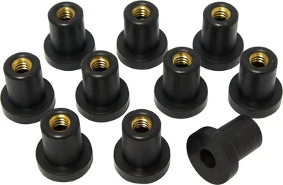 HardDrive Well Nuts - 1/4-20 - 10pk. Motorcycle Street Bike 19-129 820-52509 Foto 1 de 3