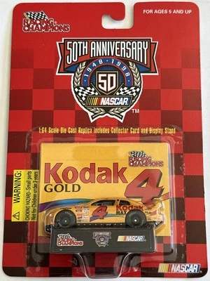 Racing Champions 50th Anniversary #4 Bobby Hamilton 1998 NASCAR Kodak Max Film - Image 1 of 4