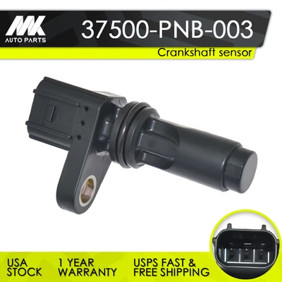 Crankshaft Position Sensor 37500-PNB-003 for 2003-2007 Honda Civic CR-V Acura L4 Foto 1 de 4