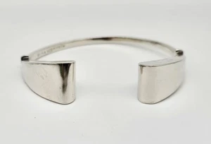 Pulsera Geométrica MCM Modernista Brutalista Taxco Plata Esterlina De Colección - 8" -18.5g - Imagen 1 de 9