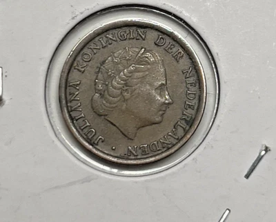 1967 Netherlands 1 Cent Coin • KM# 180 • Queen Juliana Era - Image 1 of 4