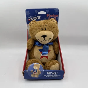 Pledge Bear KIDS II Vintage 2002 Pledge of Allegiance Electronic (Doesn’t Talk) - Picture 1 of 5